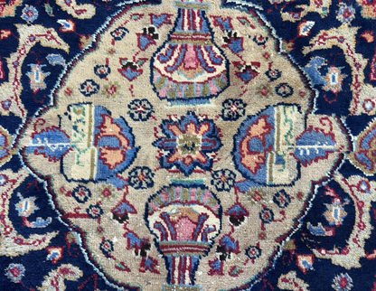 8’2”x11’2” Antique Hand-Knotted 100% Wool Pile Tabrize Area Rug - Carpet