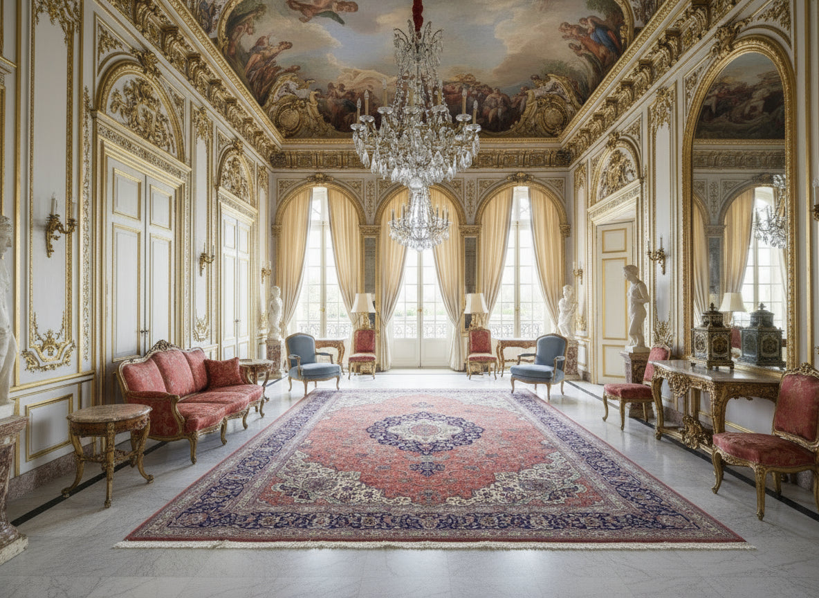 9'10"x13'11" Exquisite Signed Hand-Knotted 100% Silk Qume Rug