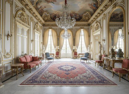 9'10"x13'11" Exquisite Signed Hand-Knotted 100% Silk Qume Rug