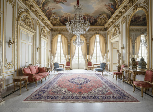 9'10"x13'11" Exquisite Signed Hand-Knotted 100% Silk Qume Rug