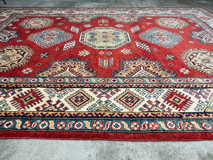 5'7"x7'10" Hand-Knotted 100% Wool Carpet - Fine Kazak Area Rug