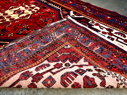 5'10" x 10'11" Hand-Knotted 100% Wool Pile Nahavande Area Rug
