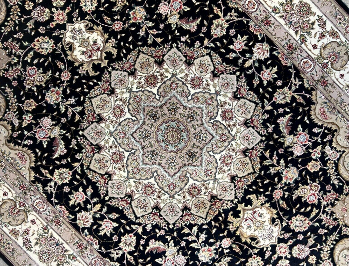 6'x9' Hand-Knotted 100% Wool Pile SinoPersian Carpet - Area Rug