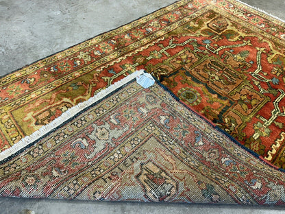 4’1”x6’1” Hand-Knotted 100% Wool Indoserapi Area Rug - Carpet