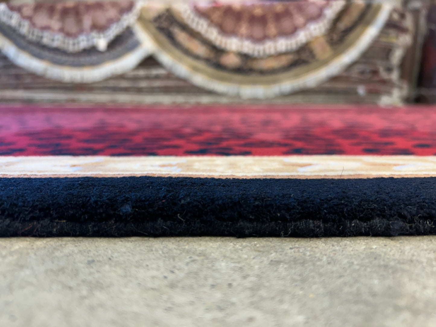 8'x11'2" Hand-Knotted 100% Wool Pile Tibetian Area Rug - Carpet