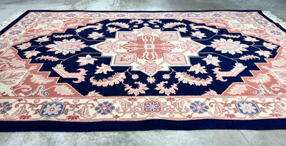 6'x 9' Hand-Knotted 100% Wool Carpet - Herize Design Area Rug