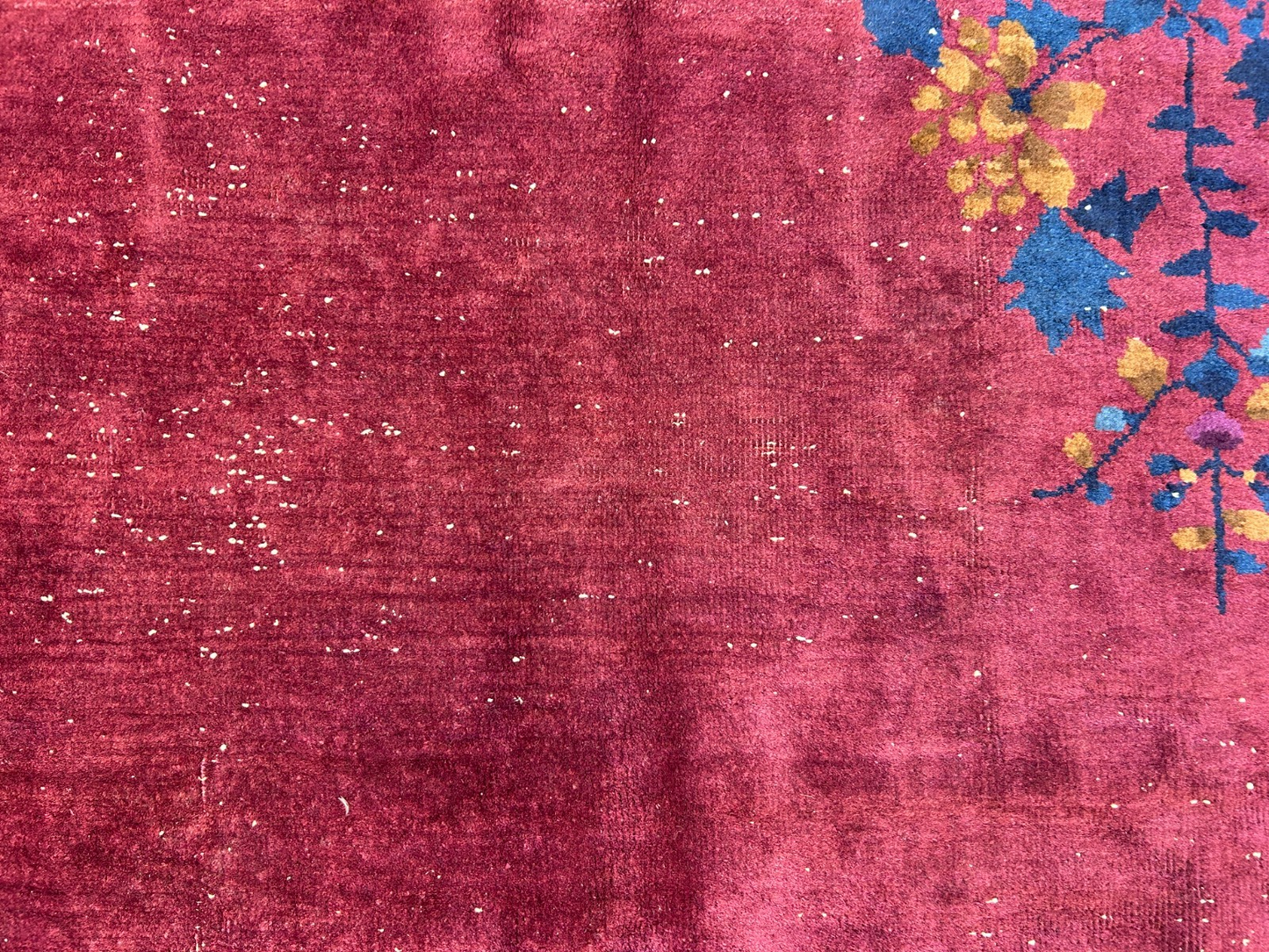 9'x12' Collector Antique Hand-Knotted 100% Wool Pile Art Deco Nichols Rug