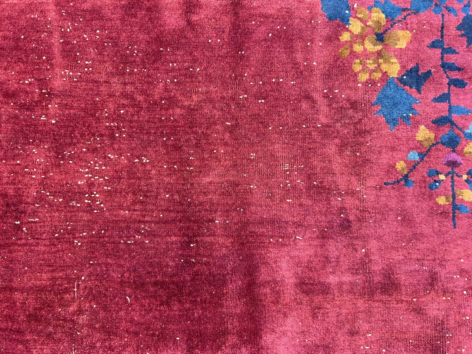 9'x12' Collector Antique Hand-Knotted 100% Wool Pile Art Deco Nichols Rug