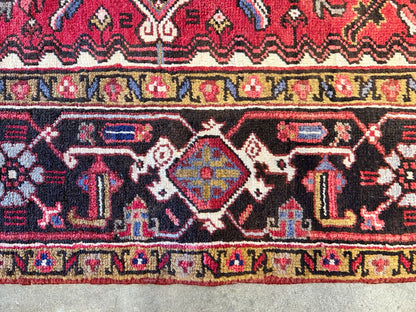 8'3"x11'5" Hand-Knotted 100% Wool Pile Herize Rug