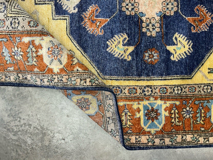 8’x10’1” Hand-Knotted 100% Wool Pile Indoserapi Area Rug - Carpet