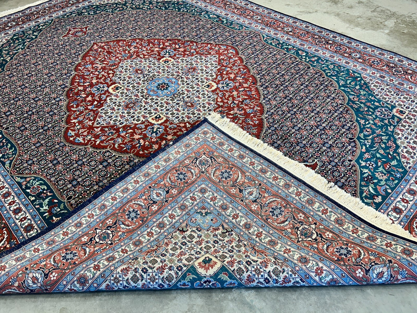 9'x12' Hand-Knotted 100% Wool Pile Sinopersian Carpet - Area Rug