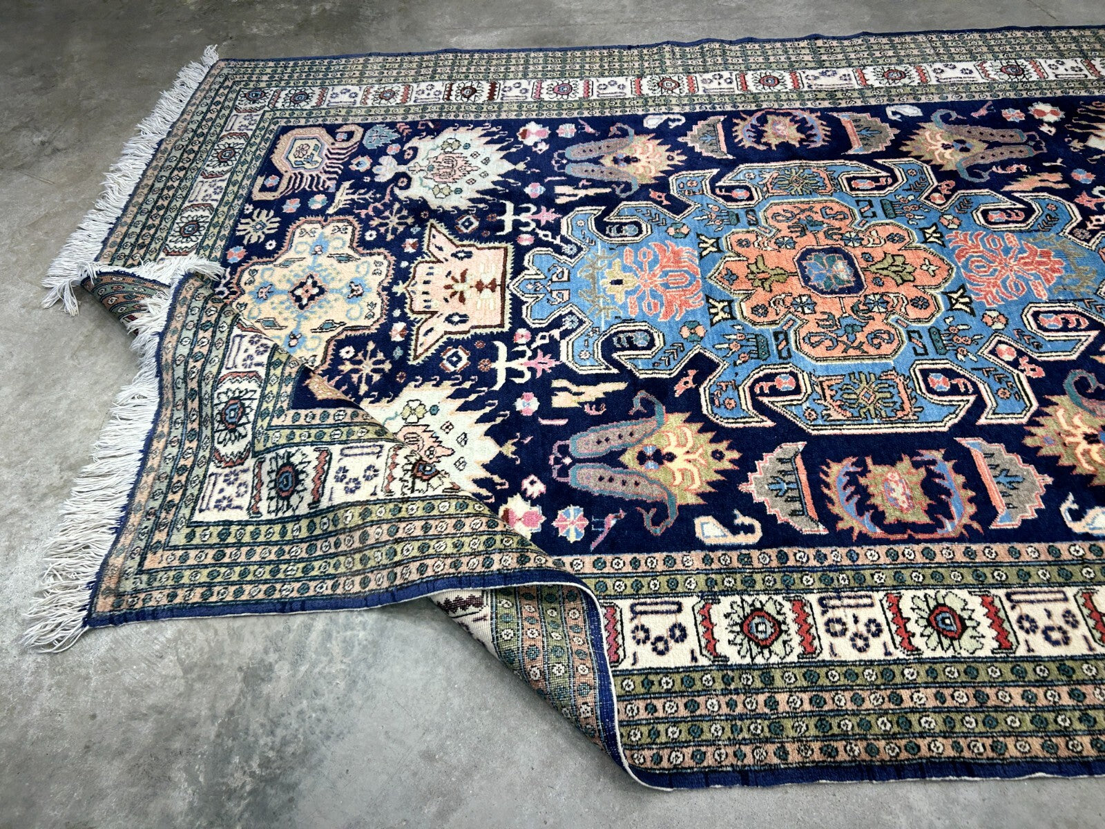 6'x9'10" Hand-Knotted 100% Wool Pile Ardabile Carpet - Area Rug