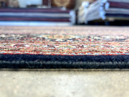 6'8"x9'8" Fine Hand-Knotted Wool & Silk Oriental Tabrize Rug - Area Carpet