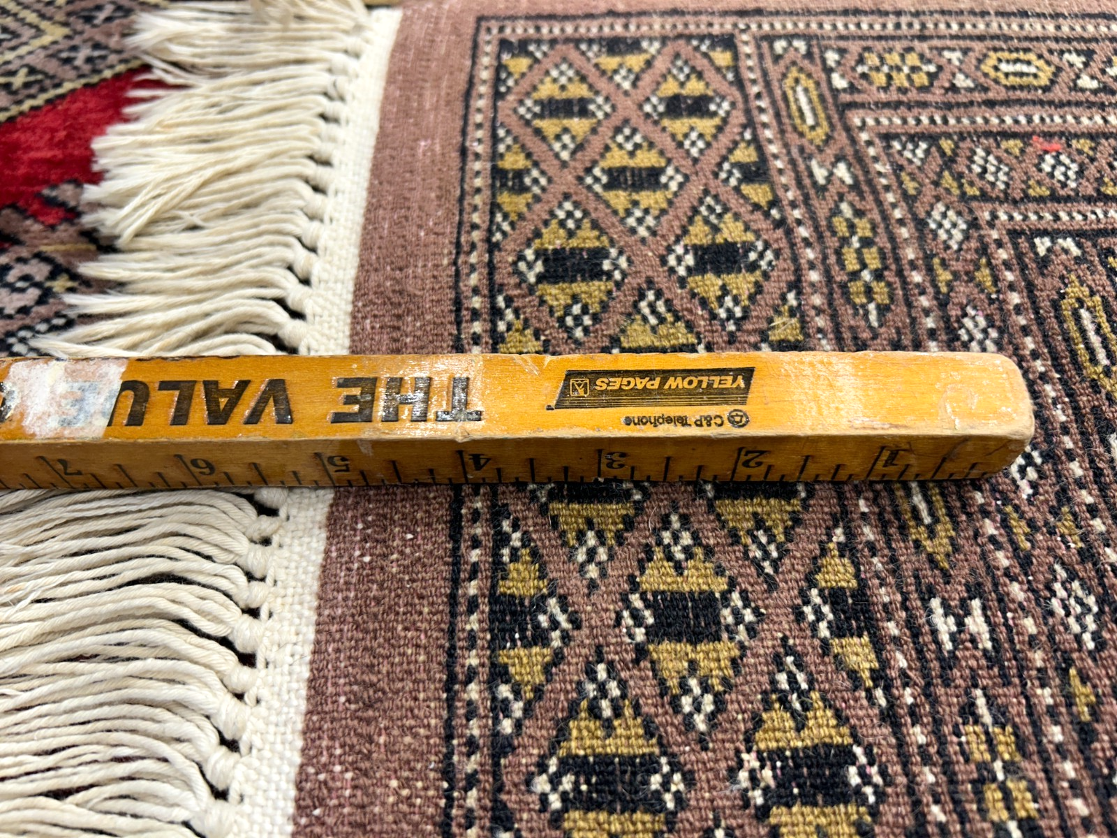 4'2"x6'4" Hand-Knotted 100% Wool Pile Bokhara Area Rug - Carpet