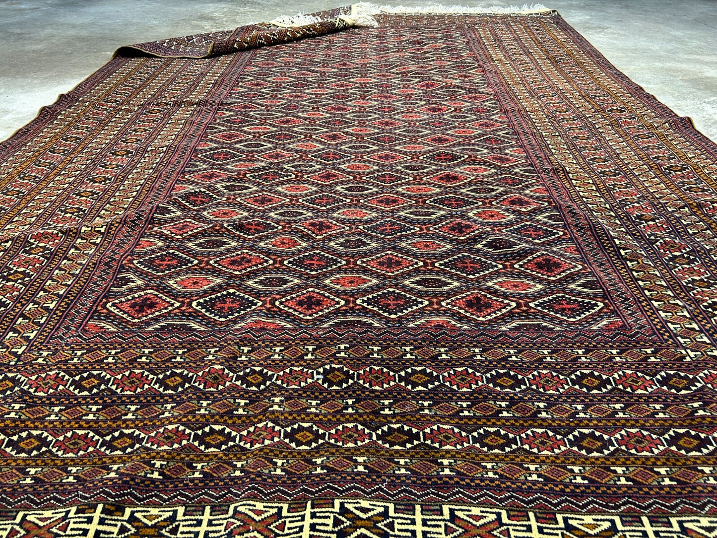 6'3"x9'2" Hand-Knotted 100% Wool Carpet - Bokhara Area Rug