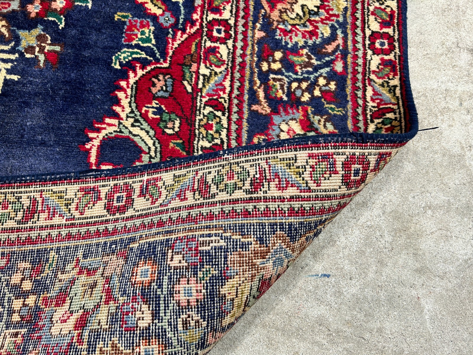 6'7"x9'9" Antique Hand-Knotted Wool Oriental Rug - Area Carpet