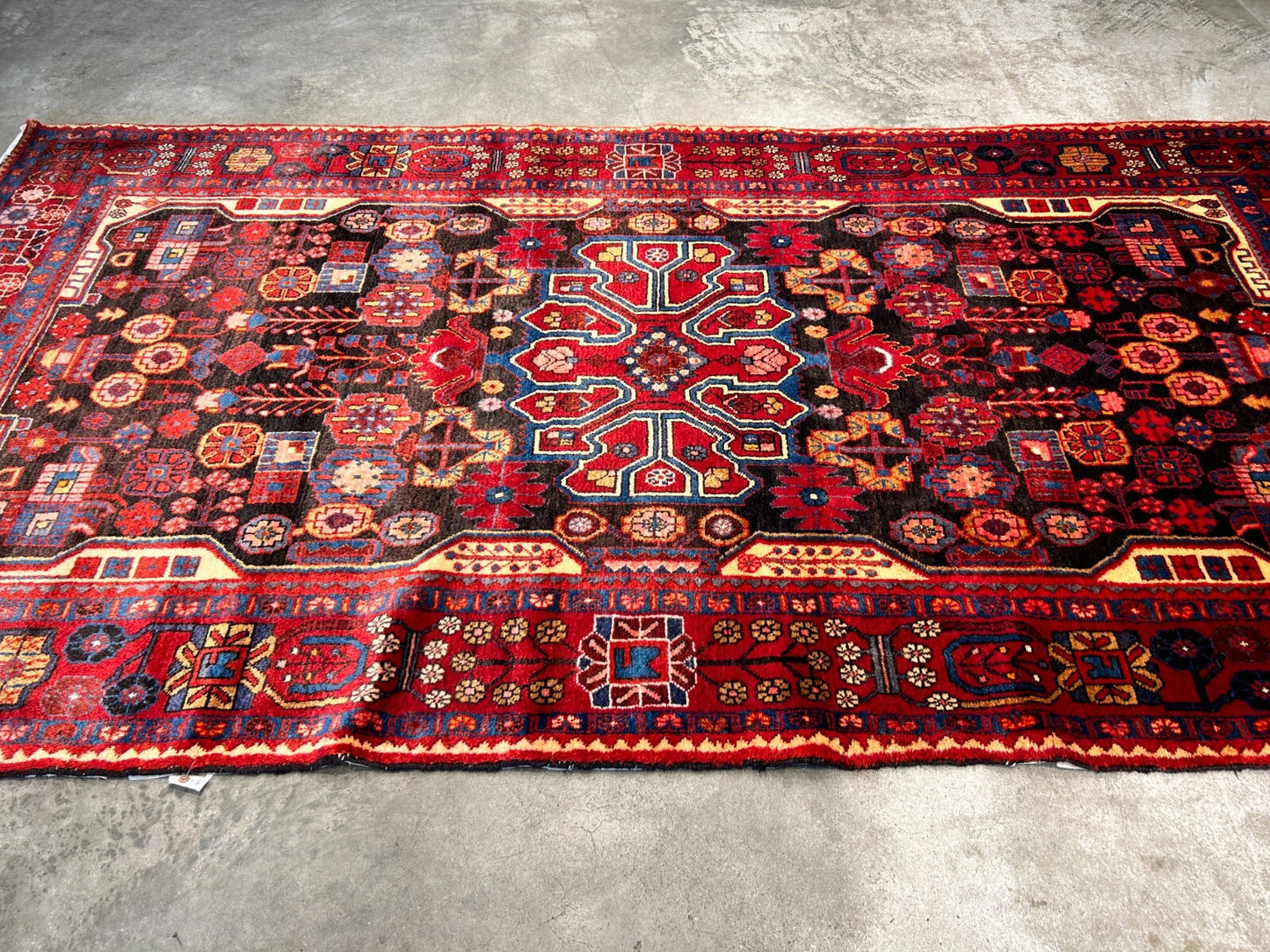5'0" x 9'10" Hand-Knotted 100% Wool Carpet - Nahavande Area Rug