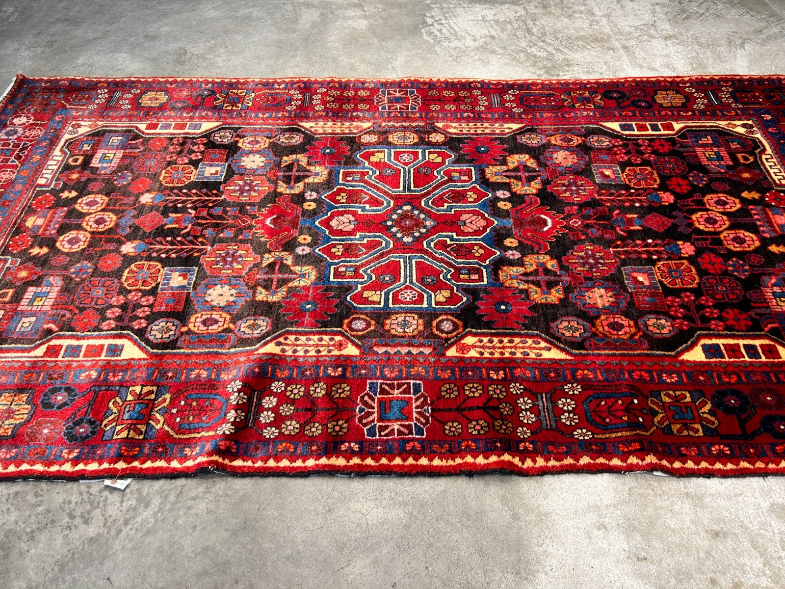 5'0" x 9'10" Hand-Knotted 100% Wool Carpet - Nahavande Area Rug