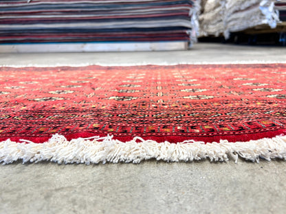 2'5"x4'9" Hand-Knotted 100% Wool Persiane Turkamane Area Rug