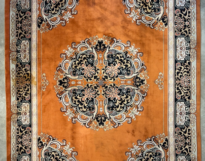 9'x12' Hand-Knotted 100% Wool Pile Oriental Rug