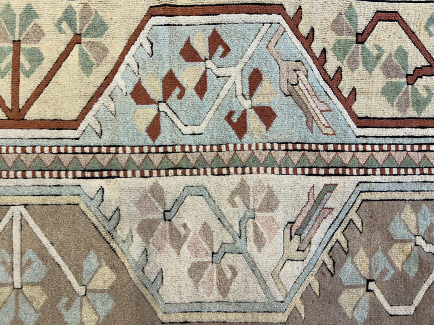 8'10"x11'8" Hand-Knotted 100%  Wool Pile Kazak Rug