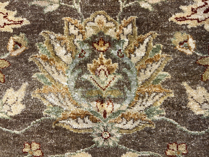 9'x12' Hand-Knotted 100% Wool Pile Agra Rug