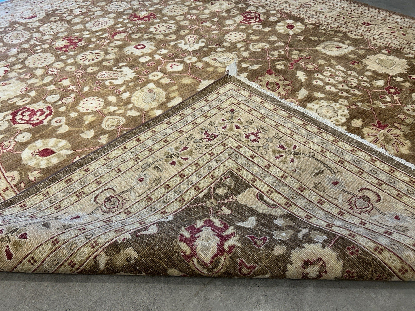 8’1”x9’11” Hand-Knotted 100% Wool Pile Oriental Area Rug - Carpet