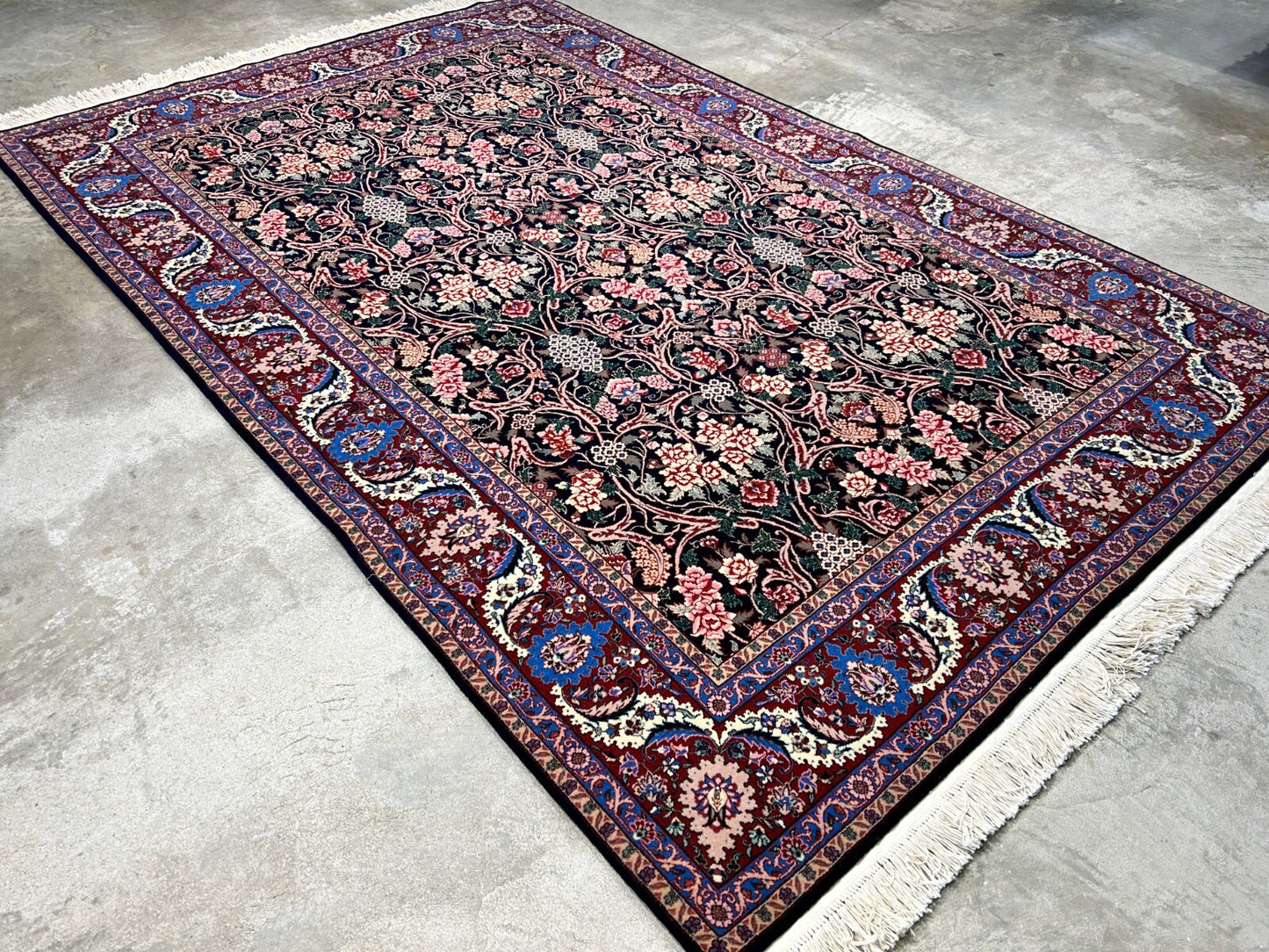6'x9' Hand-Knotted 100% Wool Pile SinoPersian Carpet - Area Rug