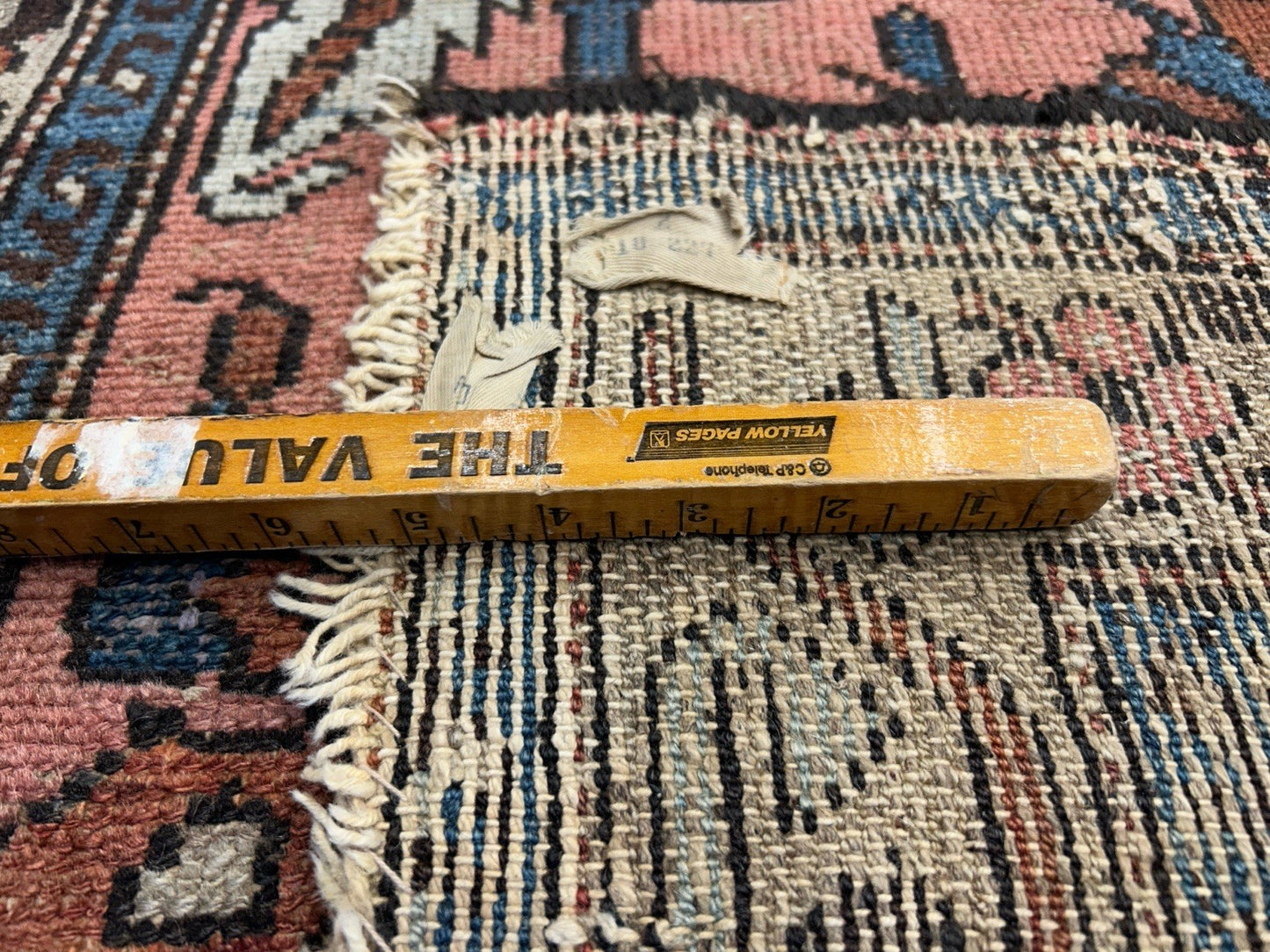 3’3”x6’ Antique Hand-Knotted 100% Wool Pile Hamadane Area Rug - Carpet