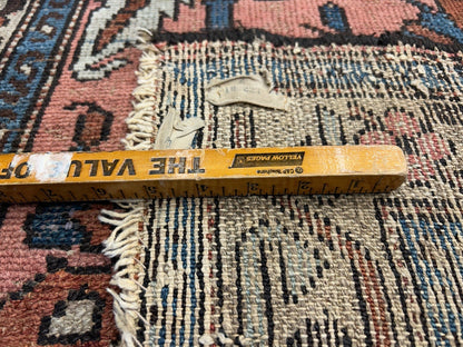 3’3”x6’ Antique Hand-Knotted 100% Wool Pile Hamadane Area Rug - Carpet