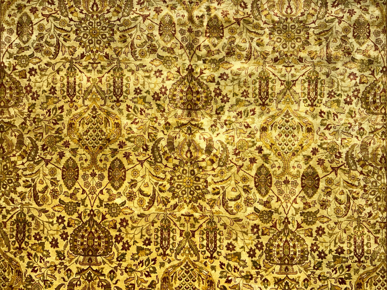 9'x11'9" Hand-Knotted 100% Wool Pile Oriental Rug