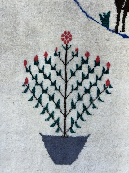 6’5”x9’6” Hand-Knotted 100% Wool Pile Oriental Area Rug - Carpet