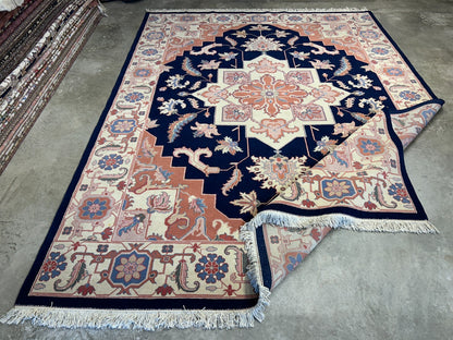 8'10"x11'11" Hand-Knotted 100% Wool Pile IndoHeriz Rug