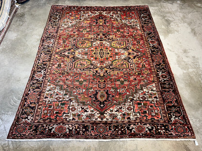 9'7"x12'8" Hand-Knotted 100% Lamb Wool Herize Carpet - Area Rug