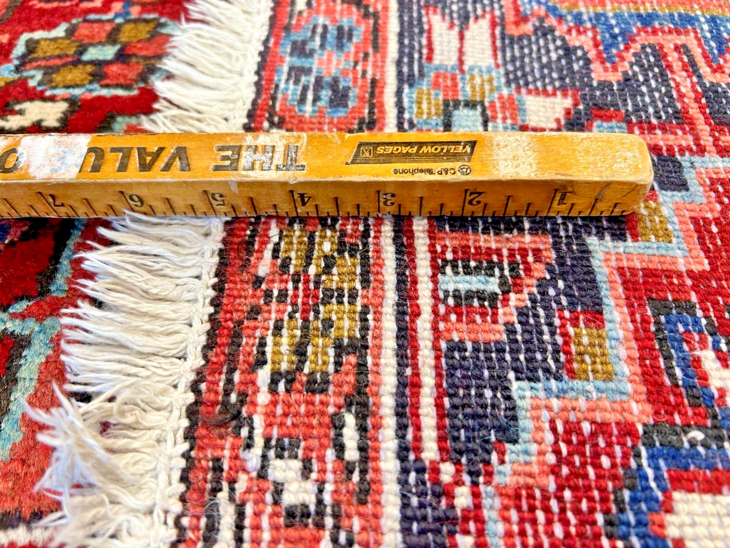 7'10"x11'4" Hand-Knotted 100% Wool Pile Herize Rug