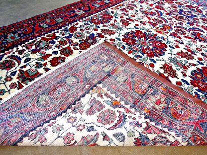 5'2" x 10'11'' Hand-Knotted 100% Lamb Wool Carpet - Hamadane Area Rug