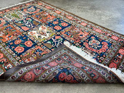3'5"x5'2" Hand-Knotted 100% Lamb Wool Bakhtiarie Carpet - Area Rug