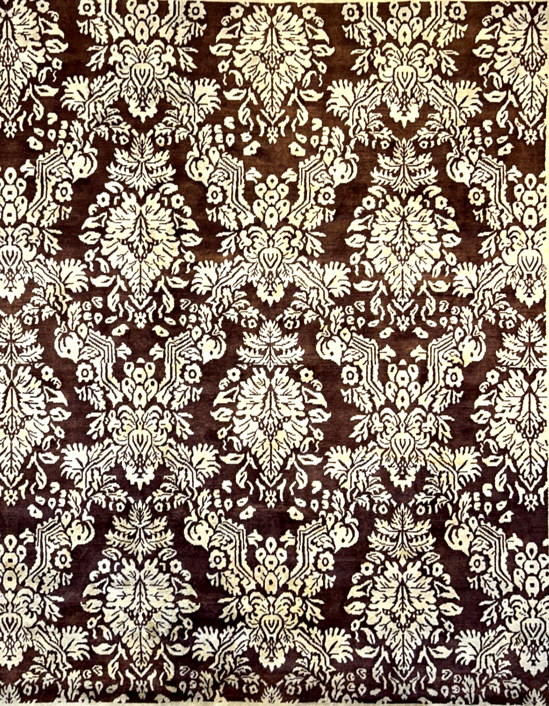 7'11"x9'11" Hand-Knotted 100% Wool Pile Tibetian Area Rug - Carpet