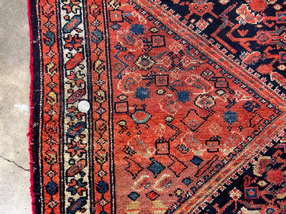 3'8" x 9'11" Hand-Knotted 100% Wool Pile - Malayere Runner