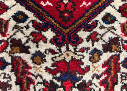 3'x4'6" Hand-Knotted 100% Wool Pile Herize Area Rug - Carpet