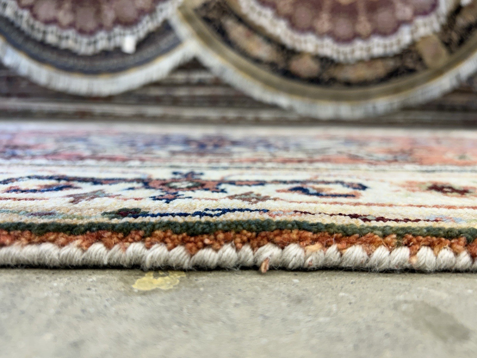 3’x5’ Hand-Knotted 100% Wool Indoserapi Area Rug - Carpet