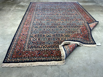 6'8"x9'9" Hand-Knotted 100% Wool Pile Hereke Carpet - Area Rug