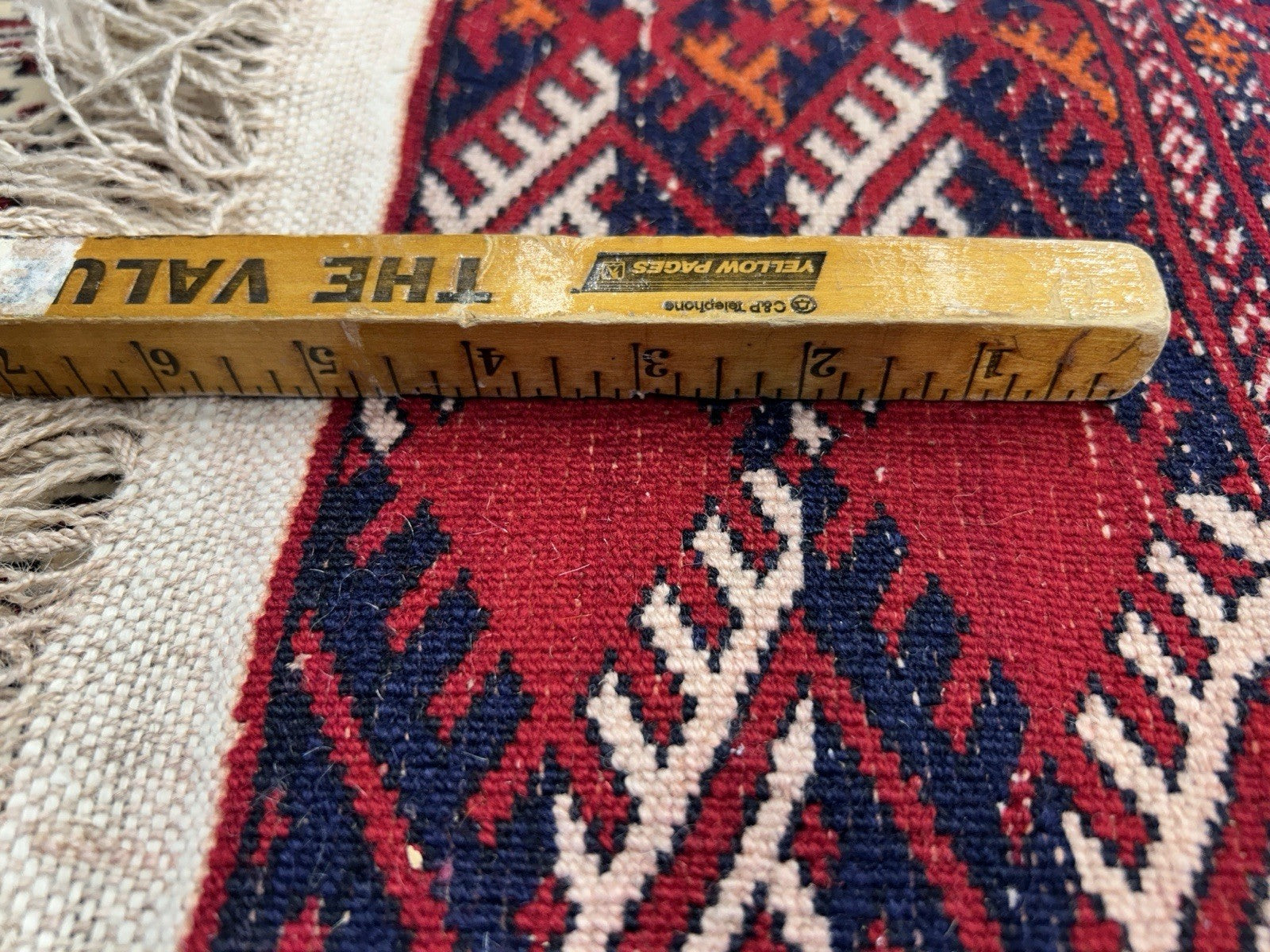 7’7”x10’ Hand-Knotted 100% Wool Pile Bokhara Area Rug - Carpet