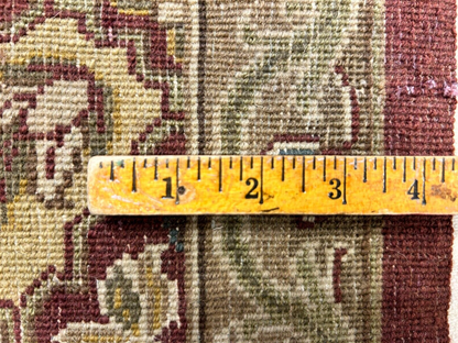 7'x10' Hand-Knotted 100% Wool Pile Agra Carpet - Area Rug