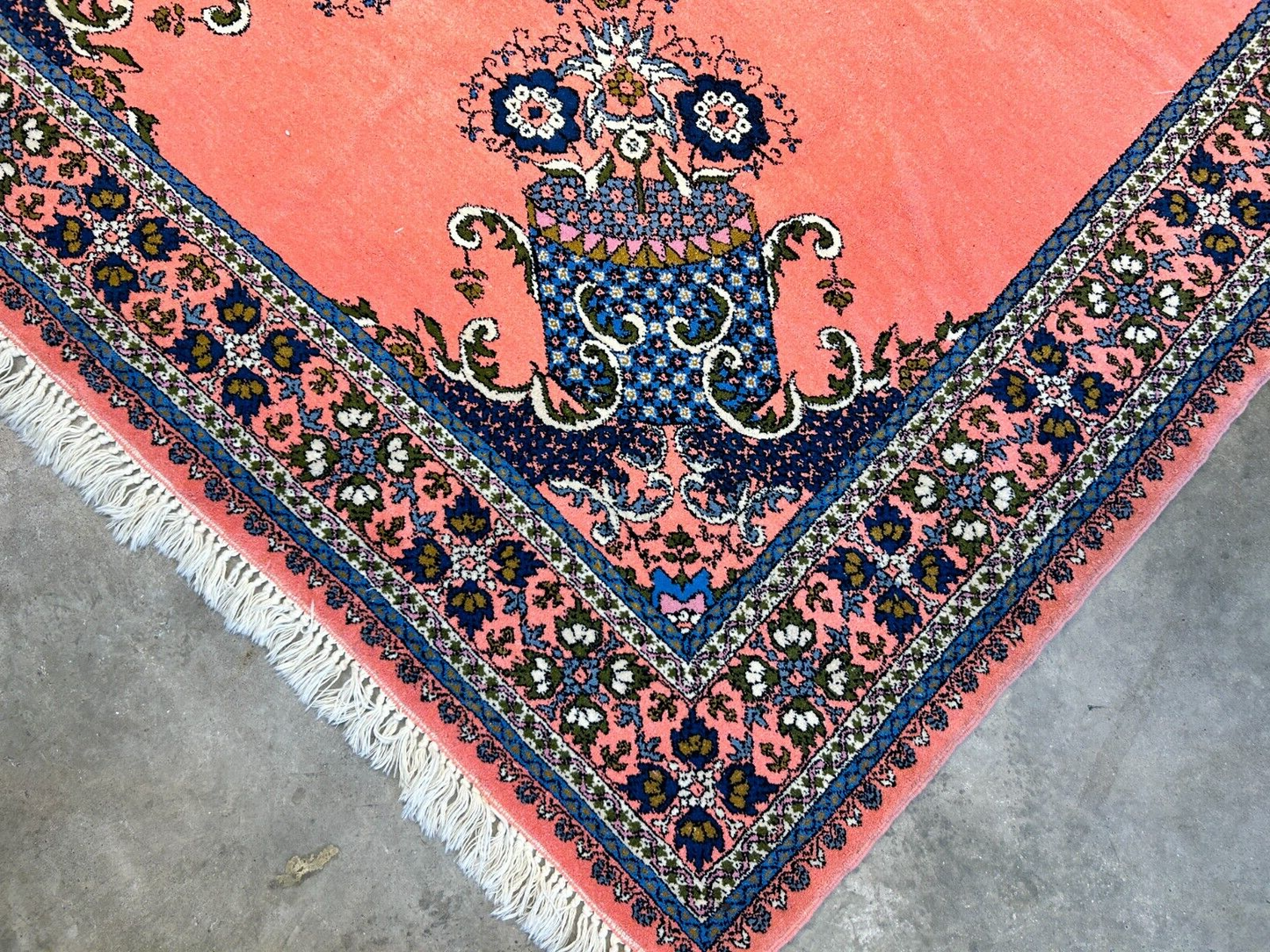 6'10"x9'1" Hand-Knotted 100% Wool Pile Morocco Carpet - Area Rug