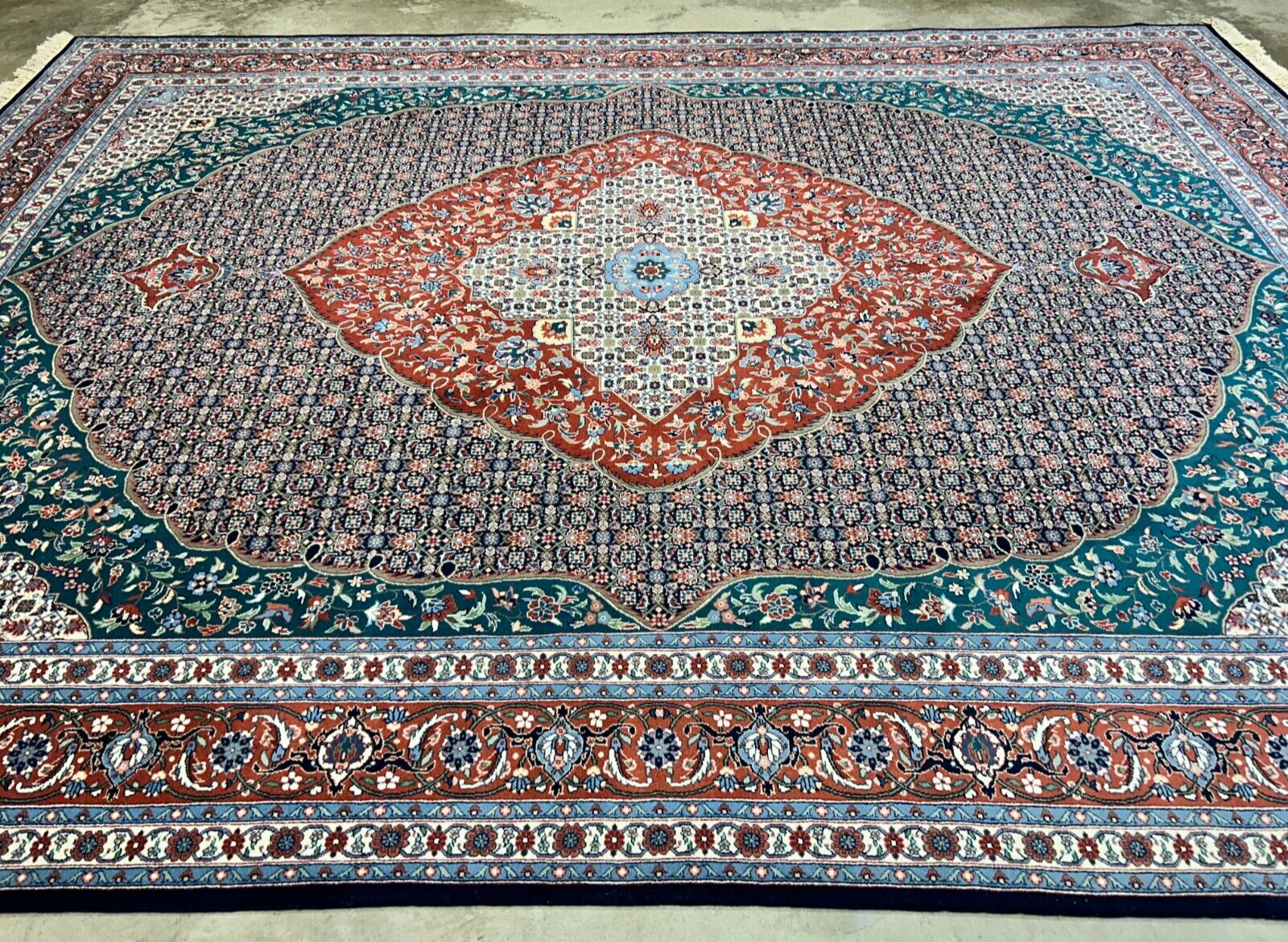 9'x12' Hand-Knotted 100% Wool Pile Sinopersian Carpet - Area Rug