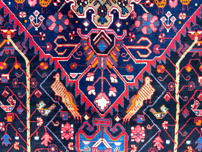 5'6" x 10'5" Hand-Knotted 100% Wool Carpet - Nahavande Area Rug