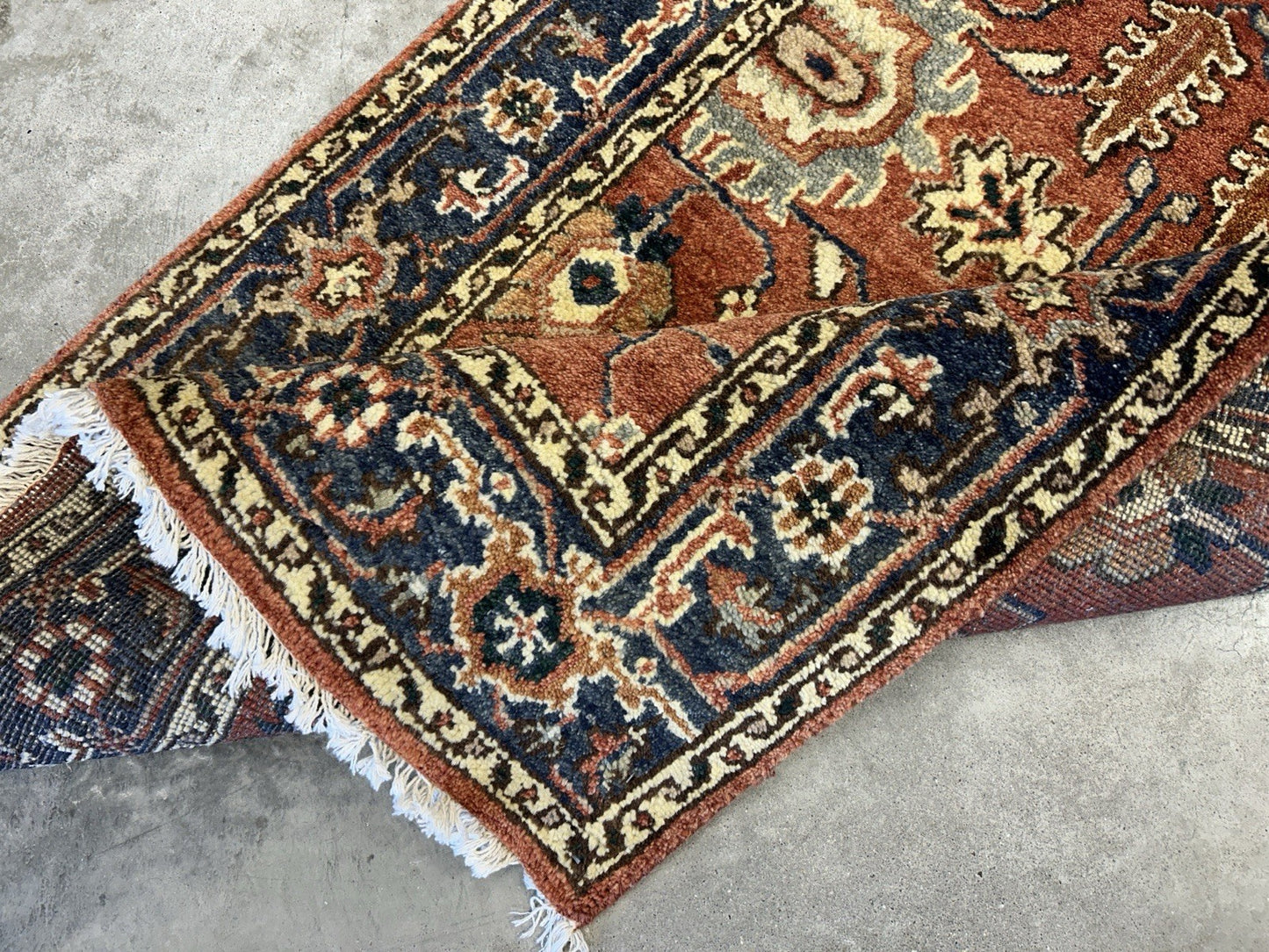 3’1”x5’1” Hand-Knotted 100% Wool Indoserapi Area Rug - Carpet