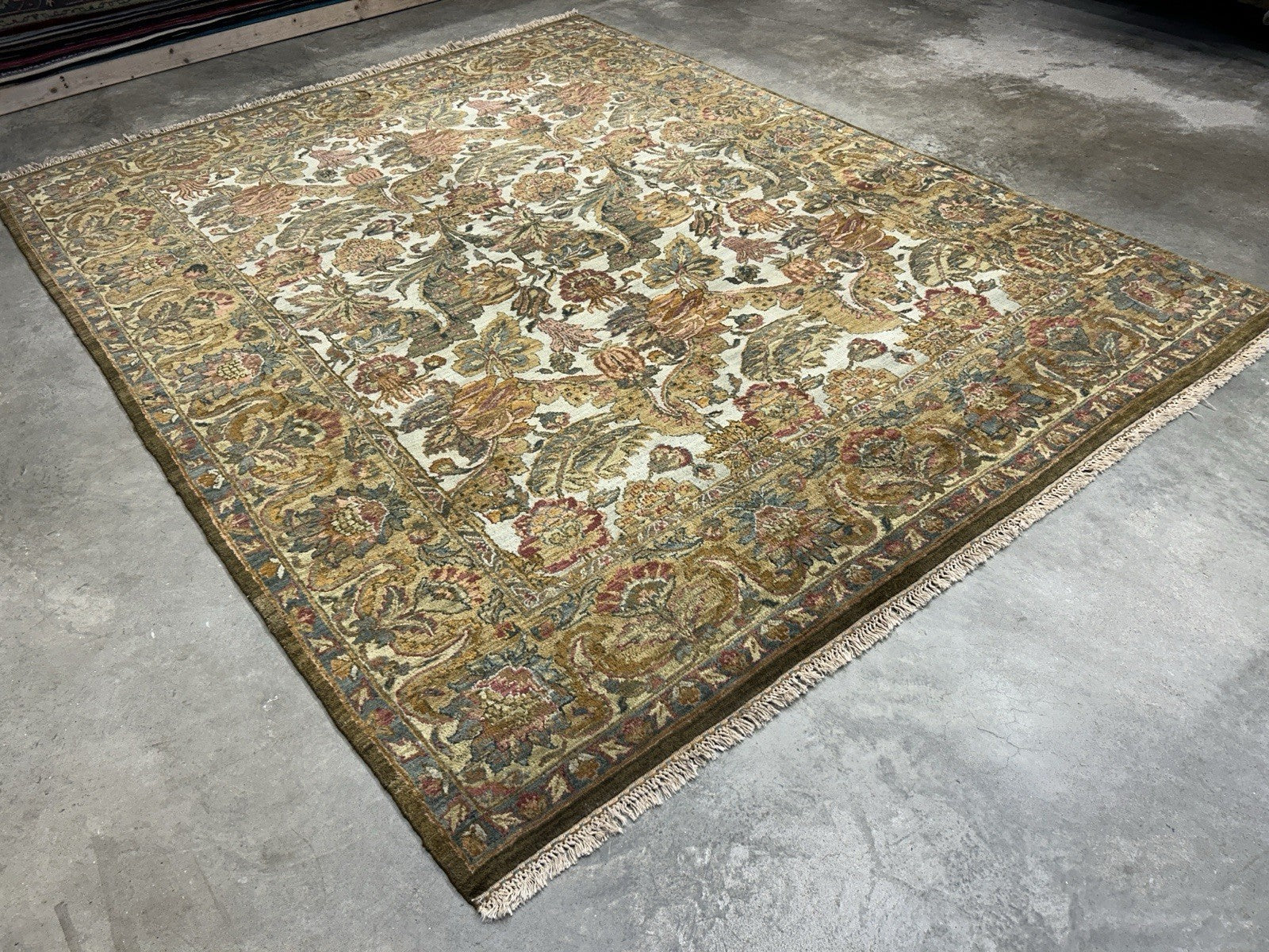 8’x10’ Hand-Knotted 100% Wool Pile Oriental Area Rug - Carpet