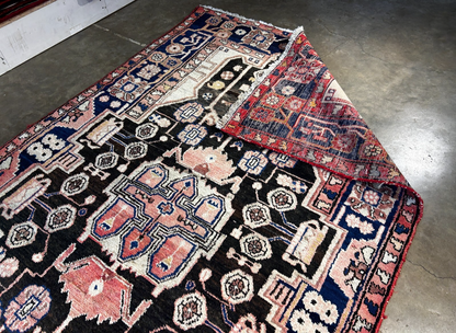 4'7" x 7'10'' Hand-Knotted 100% Lamb Wool Carpet - Nahavande Area Rug